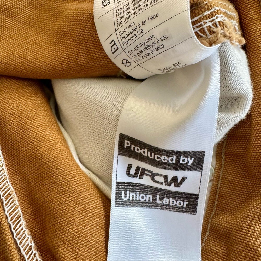 Carhartt Brown Canvas Double knee Work Pants EUC MADE IN USA - Picture 8 of 8